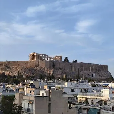 Acropoli 2 Bedroom Flat With Rooftop Acropolis View